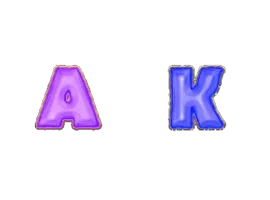 Ace and King card symbols from Big Bass Splash