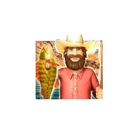 Fisherman Wild symbol icon from Big Bass Splash