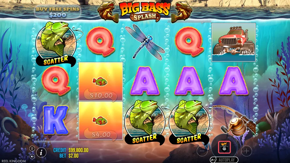Free spins trigger screen with three Scatter symbols and the spin counter