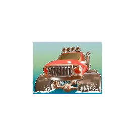 Pickup truck and boat trailer symbol from Big Bass Splash