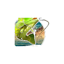 Scatter symbol showing a jumping perch on a hook in Big Bass Splash